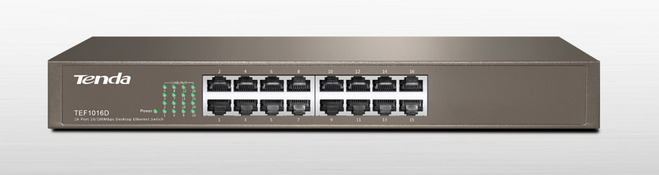 Switch TEG1016D ( 16 port) Tenda 100/1000Mb